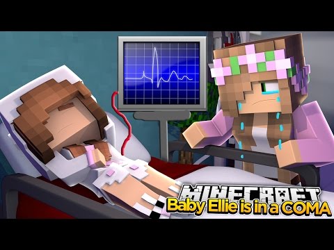Minecraft Little Kelly : BABY ELLIE IS IN A COMA!!! (Roleplay)
