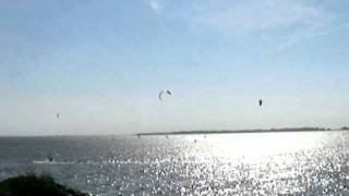 preview picture of video 'kiteboarding waterstart - Wiek Germany'