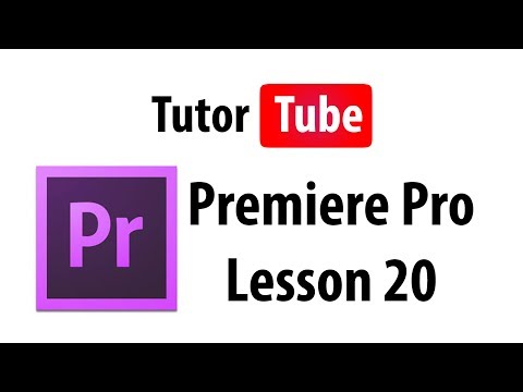 Premiere Pro Tutorial - Lesson 20 - Working with Titles