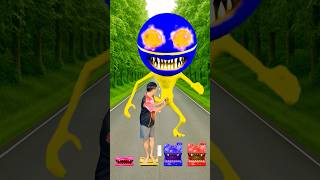 I jump all color pac-man to siren head, zombie, dinosaur & monster #shorts #trending 