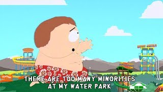 Eric Cartman Song ♪ Minorities at my Water Park ♪ lyrics karaoke - South Park