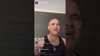 Robbie Williams - It&#39;s Not Unusual (Tom Jones) &quot;Coronaoke&quot; live