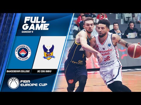 Bahcesehir College  v  BC CSU Sibiu - Full Game - FIBA Europe Cup 2019-20