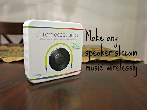 How to make any speaker stream wirelessly (Google Audio)