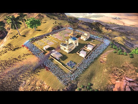 Can 2,000 Jedi and 3 Archer Gods Defend Mountain Farm From 860,000 Ostriches - UEBS 2