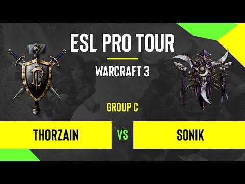 WC3 - ThorZaIN vs. Sonik - DreamHack Warcraft 3 Open: Fall 2020 - Group C - EU