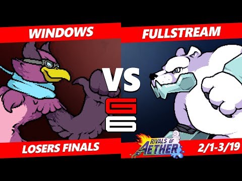 Genesis 6 RoA - AF | Windows (Wrastor) Vs. PG | FullStream (Etalus) Rivals of Aether Tournament LF