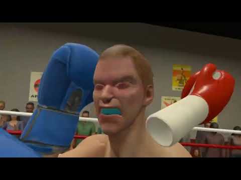 Me and my friend almost knocking out this person in thrill a fight on oculus ￼￼