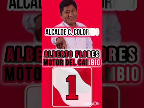 ALBERTO FLORES CANDIDATO A LA ALCALDÍA DE CERRO COLORADO EXPEDITO PARA LA CONTIENDA