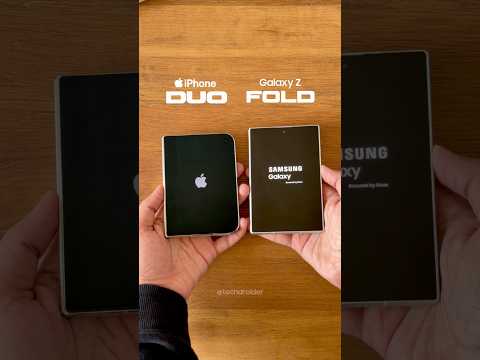 iPhone Duo vs Samsung Fold 8 - SPEED TEST!