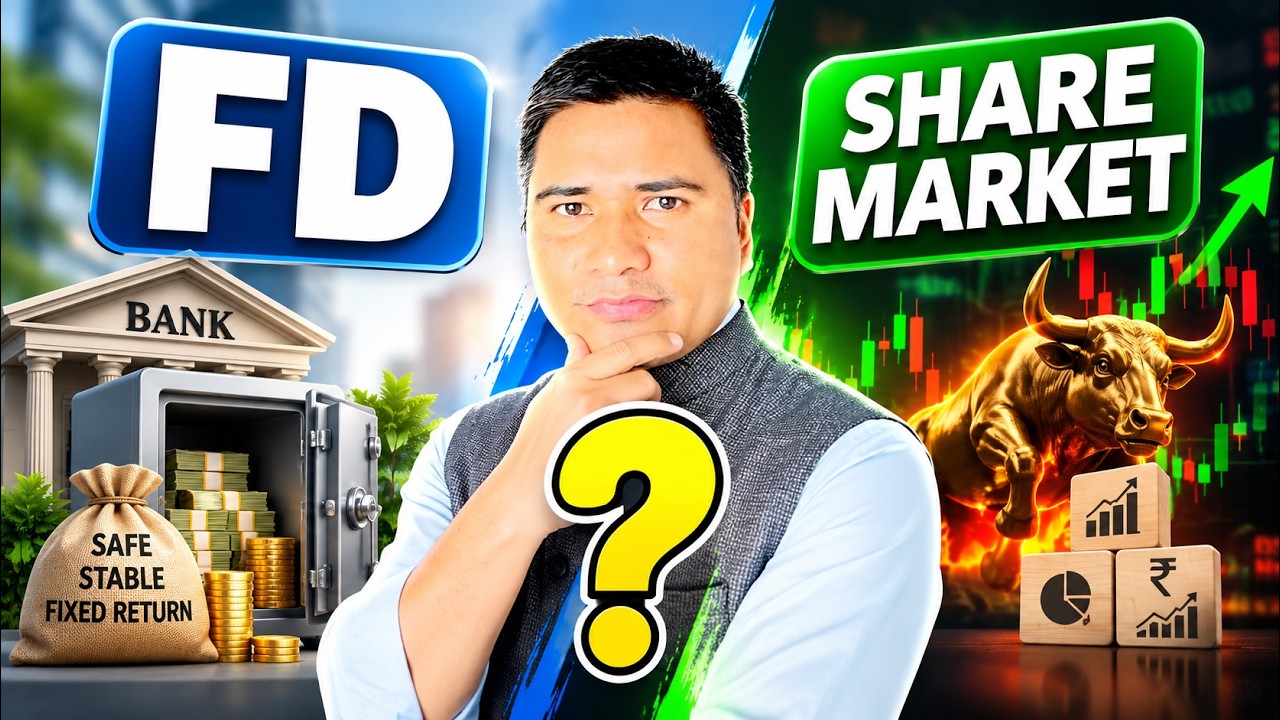 पैसा FD मा राख्ने कि Share Market मा लगाउने? पूरा जानकारी