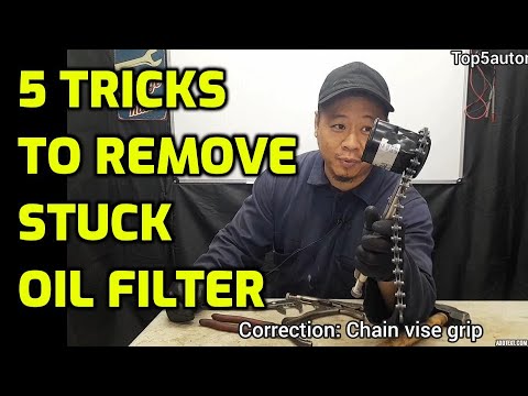 5 Tricks To Remove A STUCK OIL Filter That Won't Come Off