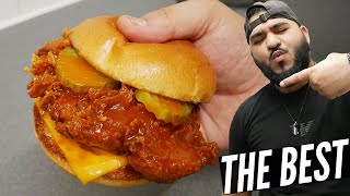 SPICY BUFFALO CHICKEN SANDWICH RECIPE | BUFFALO CHICKEN SANDWICH