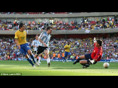 Brazil Vs Argentina (3-0)* Full Highlights & Goals - Friendly Match 03/09/2006