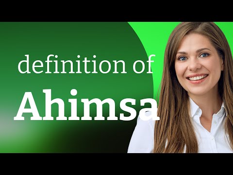 Ahimsa — what is AHIMSA definition