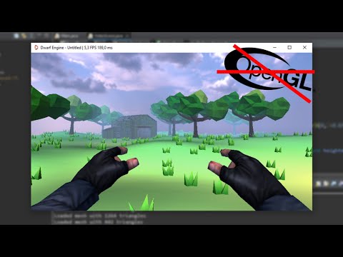 I spent 1 YEAR making a graphics engine(Without OpenGL)