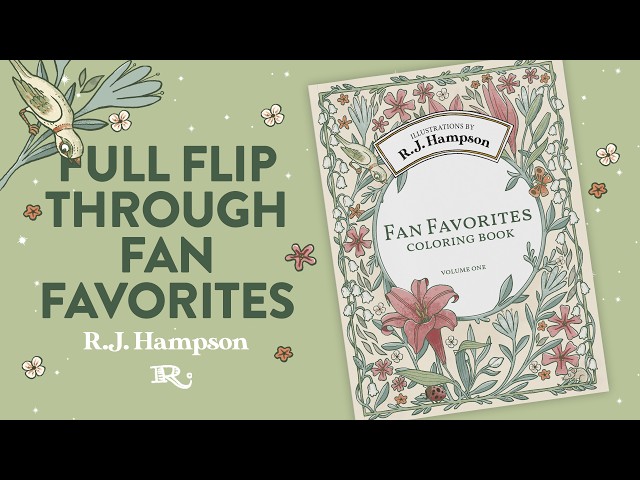 Vídeo relacionado con Fan Favorites Coloring Book (R.J. Hampson Signature Books)