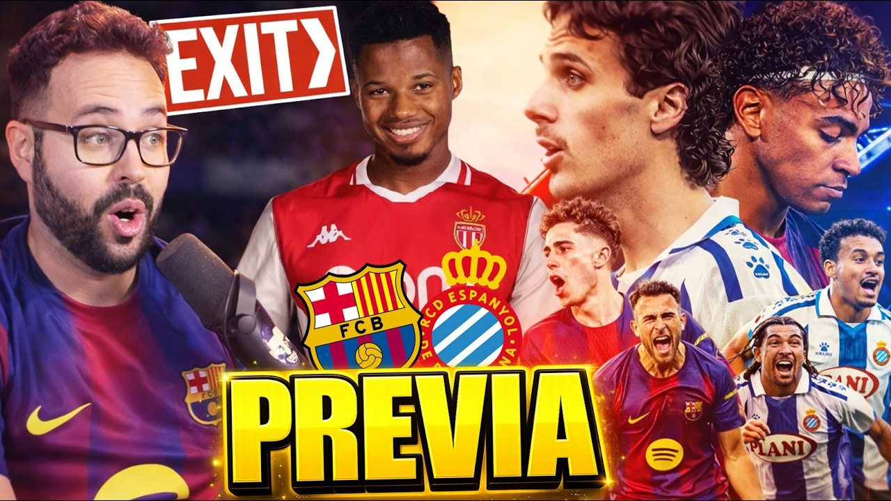 PREVIA BARÇA VS ESPANYOL ¡A SENTENCIAR LA LIGA! ROTACIONES - El MÓNACO se QUEDA con ANSU FATI