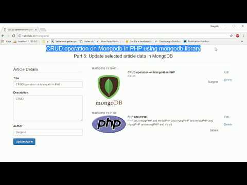 Update single document in mongodb from php part5
