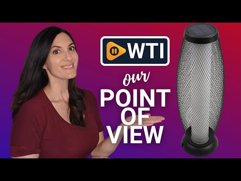 Solar Powered 28"" H Floor Lamp - WTI product video review