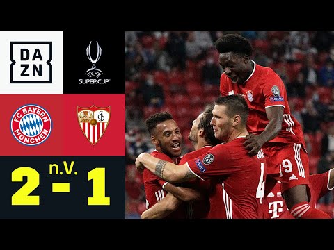 Martinez macht Bayern zum Quadruple-Sieger | FC Bayern - FC Sevilla 2:1 (n.V.) UEFA Supercup | DAZN