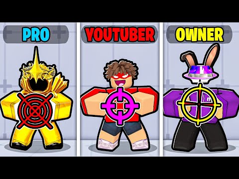 OWNER vs YOUTUBER vs PRO CROSSHAIRS in Roblox Rivals