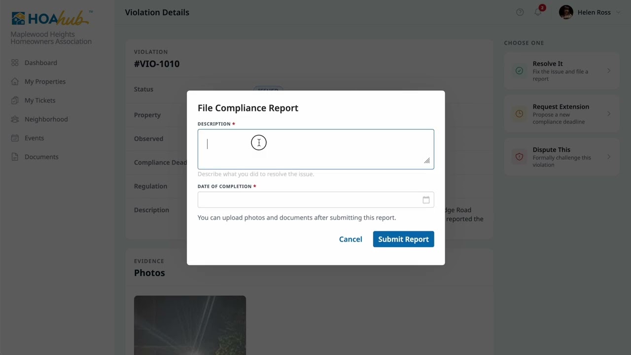 Violation Management