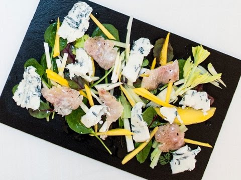 Carpaccio di Trota Marinata con Gorgonzola - Le ricette dello Chef Gianpiero Cravero