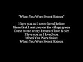 When You Were Sweet Sixteen 16 Lyrics Words trending 1898 sing along music song