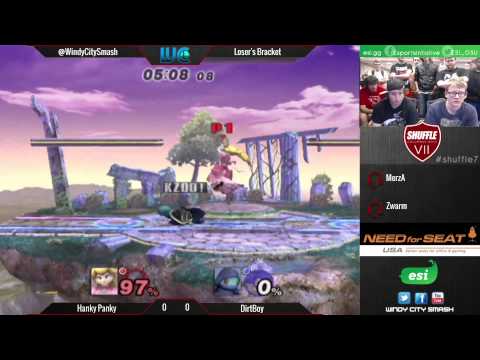 Shuffle VII Dirtboy (Squirtle) vs. HankeyPankey (Peach)