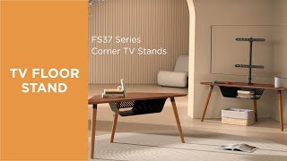 Corner TV Stands with Open Storage FS37 Series
