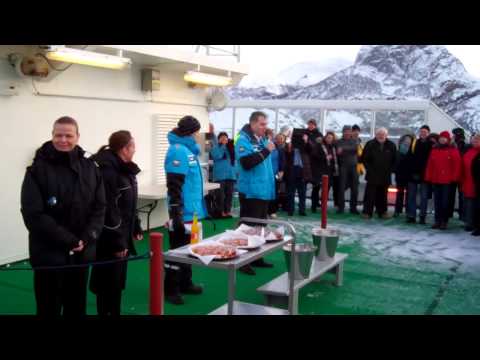 Crossing the Arctic Circle and greeting King Neptune   02 08 2013