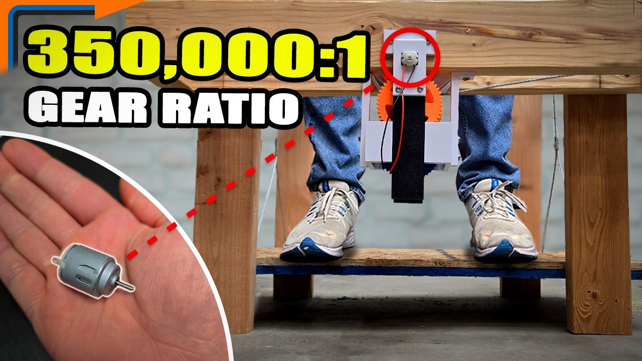 I Built an Elevator With a $1 Motor