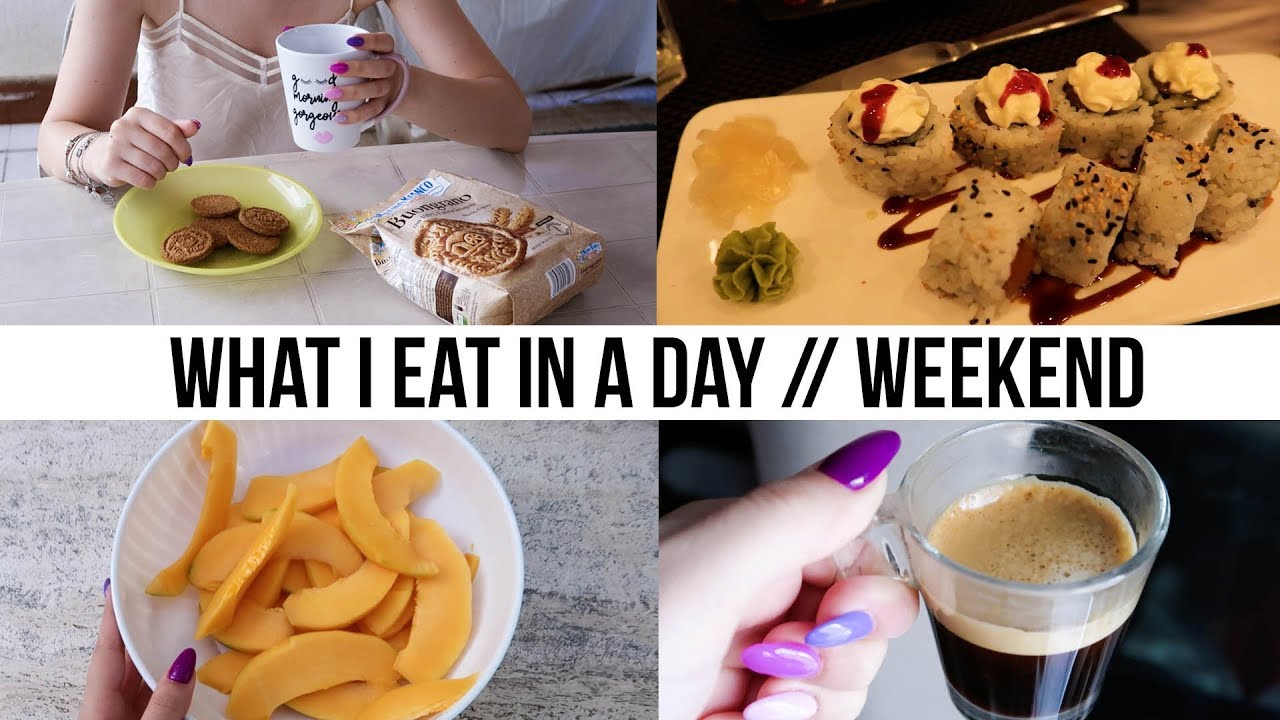 WHAT I EAT IN A DAY // DIETA DI MANTENIMENTO! (REALE!) 🍈🍣