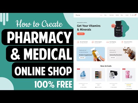How to Create a FREE Online Pharmacy eCommerce Website with WordPress