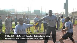 preview picture of video 'IN FOCUS - 2014 KATUSA Friendship Week - Relay run - Camp Humphreys - 17 April 2014'