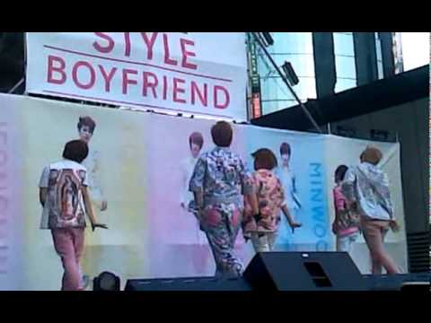 [LQ FANCAM]120617 BOYFRIEND - Talk + I'll be there at Guerilla concert