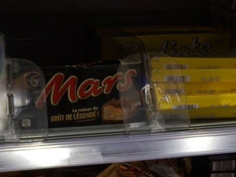 Mars Recalls Candy Bars in 55 Countries