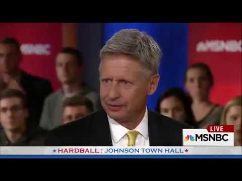 Gary Johnson can't name A SINGLE FOREIGN LEADER ~ 