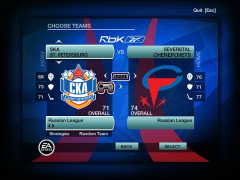 Old_PC_Games || Ice Hockey || KHL || SKA Saint Petersburg vs Severstal Cherepovets