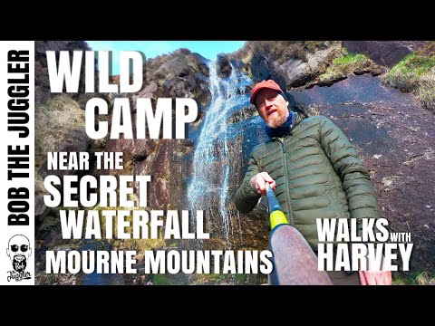 Walks with Harvey - Wild Camp near the Secret Waterfall, Mourne Mountains