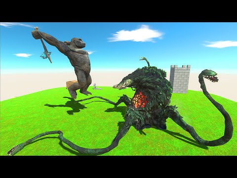 KING KONG VS BIOLLANTE - Animal Revolt Battle Simulator