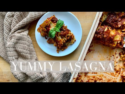 DELICIOUS VEGAN LASAGNA (Soy, Gluten, Nut Free)