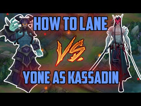 How To Play Lane vs Yone as Kassadin - Diamond 2 Case Study (LoL)