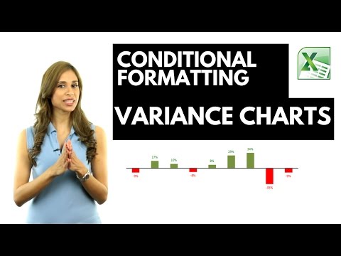 Excel Variance Charts: Actual to Previous Year or Budget Comparisons Video