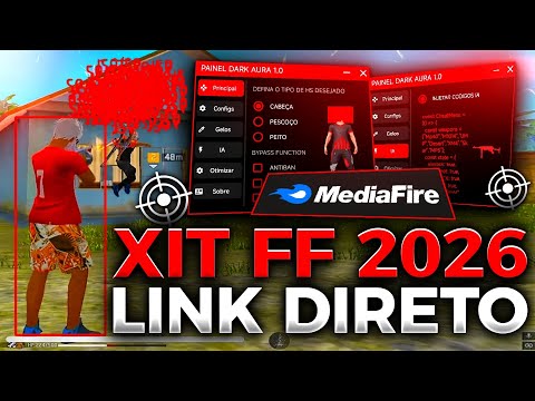 XIT FF 2026 ATUALIZADO 🚀 FFH4X ANDROID & IPHONE VIP | PAINEL GRÁTIS | REGEDIT MOBILE 📂 LINK DIRETO