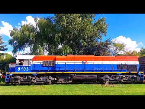 [4K] Tren cargado de NCA con la EMD GT-22CW 9103 pasando por Marcos Juárez!!!!!!