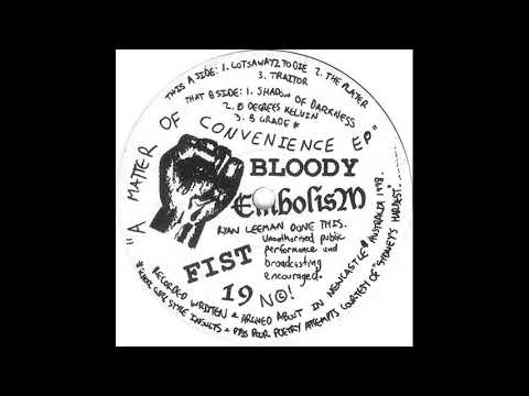 Embolism - Lotsawayz To Die - Bloody Fist