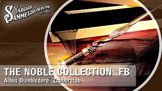 Review NOBLE COLLECTION Harry Potter - Albus Dumbledore Zauberstab - Unboxing deutsch