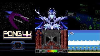 Amiga Games: Testament & Pong 4k & Gunbee F-99 & Descent Freespace & CrossFire & Flighty fox